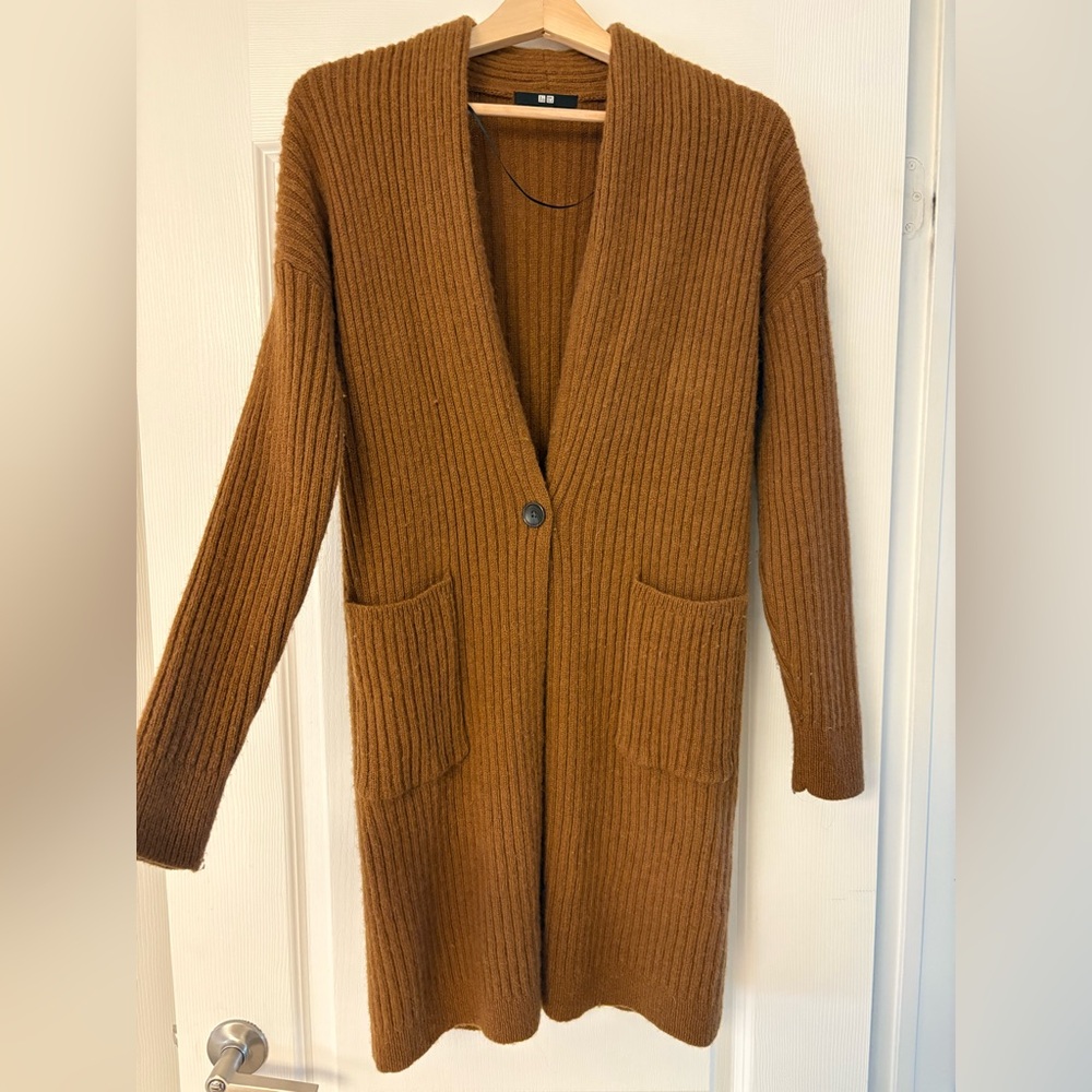 Wool Cardigan Sweater 100% Wool
